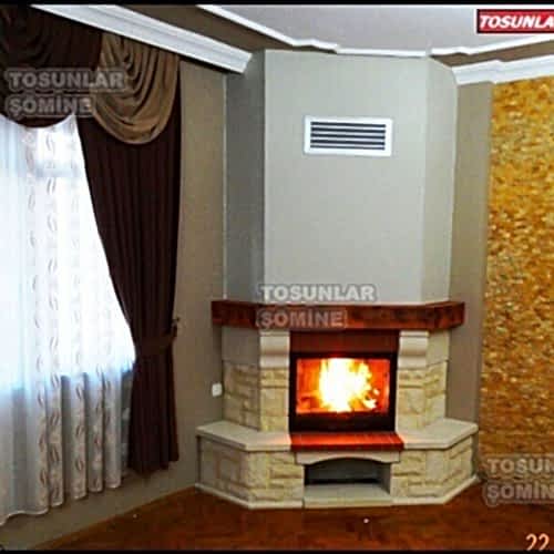Köşe Model Şömine 17